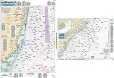 Captain Segull's Chart New Jersey Coast