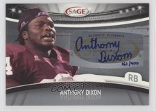 2010 Sage Auto Silver 161/400 Anthony Dixon #A-17 Auto 0af