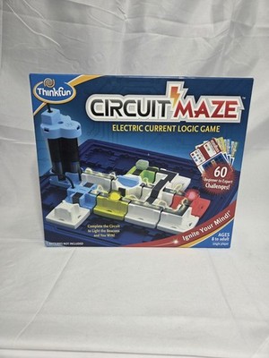 Thinkfun Circuit Maze Electric Current Logic Game Logic Puzzle - Working!
