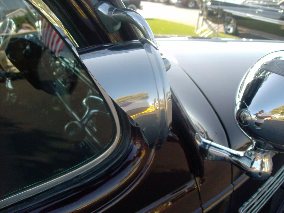 VISERA DE ESPEJO PEEP INOXIDABLE 1 PIEZA PARA TODOS LOS ESPEJOS RETROVISORES PEEP DE 4 PULGADAS AUTOS Y CAMIONETAS Foto 2 de 4