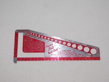 VINTAGE KNITING CROCHET SEWING SUSAN BATES METAL KNIT-CHEK