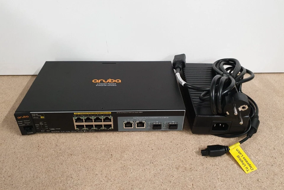 HPE Aruba J9774A • 2530-8G-PoE+ • Fanless Managed Switch - Bild 1 von 1