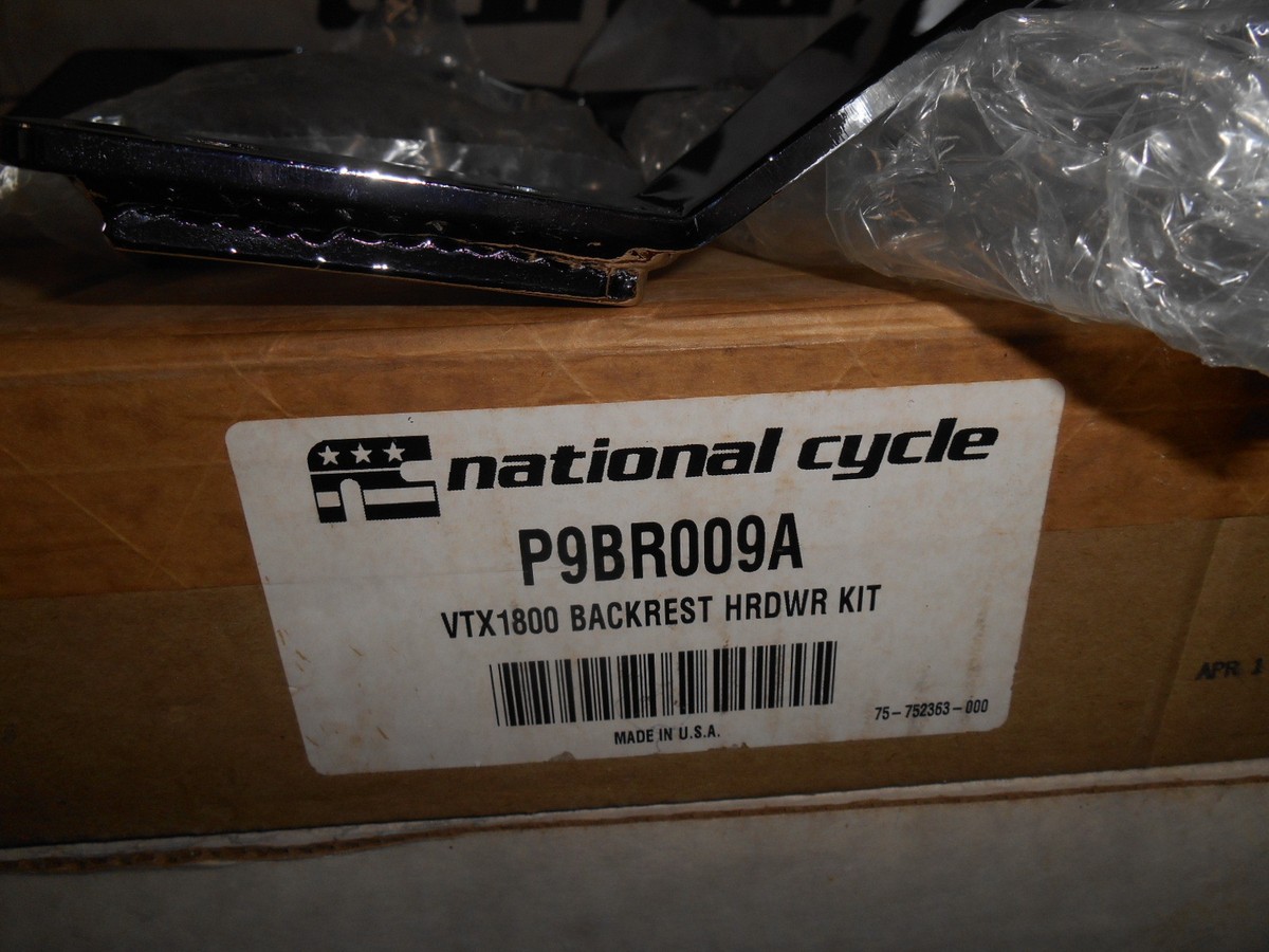 National Cycle Quick Set Locking Sissy Bar Mounts Honda VTX1800