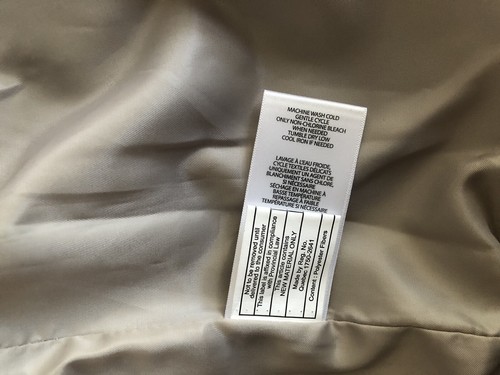 NUEVO Chaleco Lauren Ralph Lauren Black Label para Mujer con Cremallera Completa Bronceado Talla Pequeña - Imagen 14 de 15