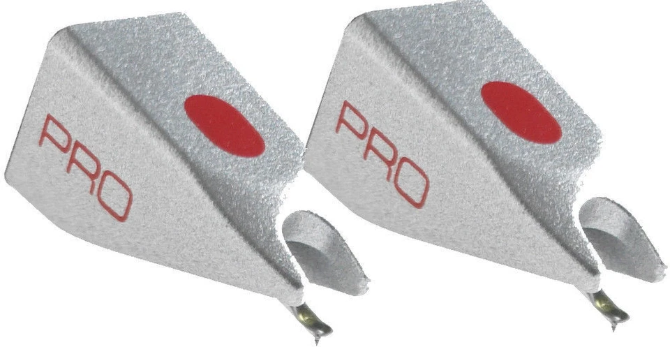 2X Ortofon Pro Replacement Stylus / Needles for Turntable Cartridge Vinyl