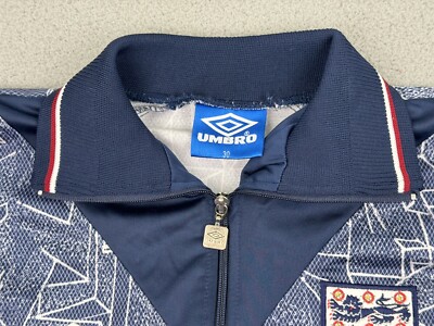 ウェア 00s UMBRO England National Team Jacket UMBRO England Jacket Womens 4 Training Long Sleeve Full Zip