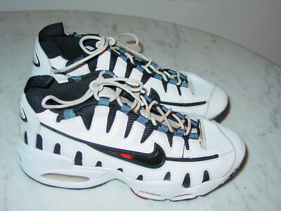 2011 Nike Air Max Nomo White/Black/Blue Youth Training Shoes! Size