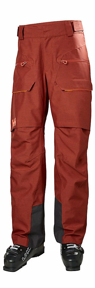 Helly Hansen Garibaldi Ski Pant 65617-199 Brick Red Mens Size 2XL