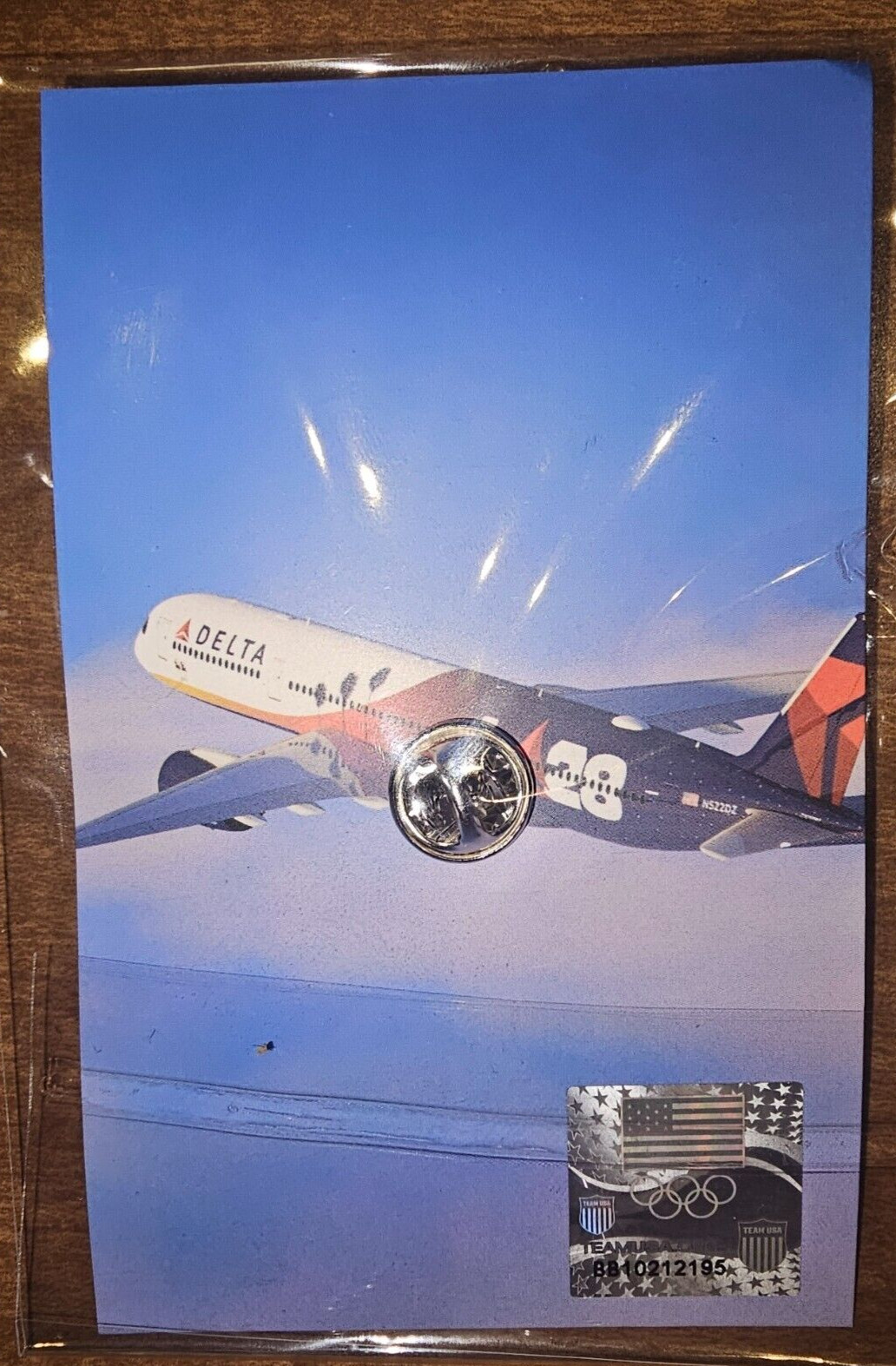 Delta Air Lines LA 2028 Olympics Team USA Collectible Metal Pin – New