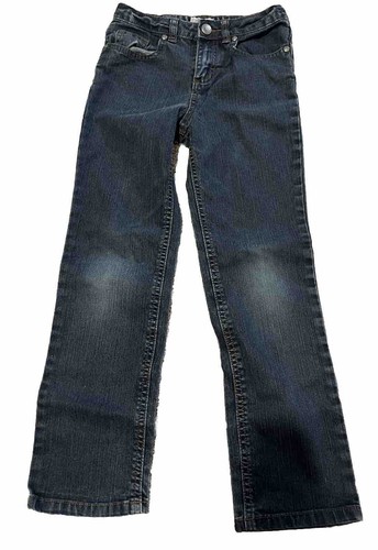 Circo Kid's Size 7 Blue Jeans With Adjustable Waistband - Picture 3 of 9