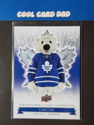 CARLTON MASCOT 2017-18 UPD # 100 MAPLE LEAFS CENTENNIAL  CARD 