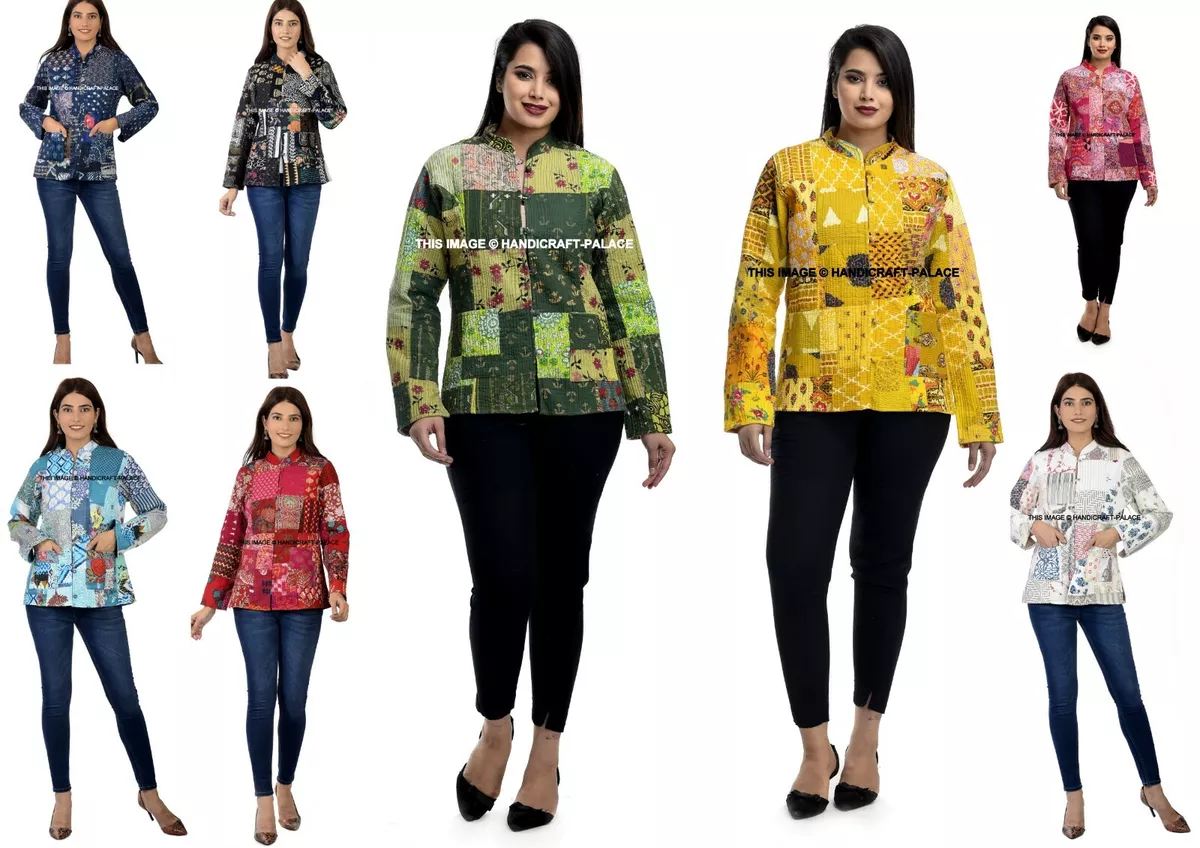 Plus size patchwork best sale jacket