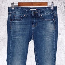 SO womens let down hem ankle jegging juniors 3 stretch med wash low rise denim