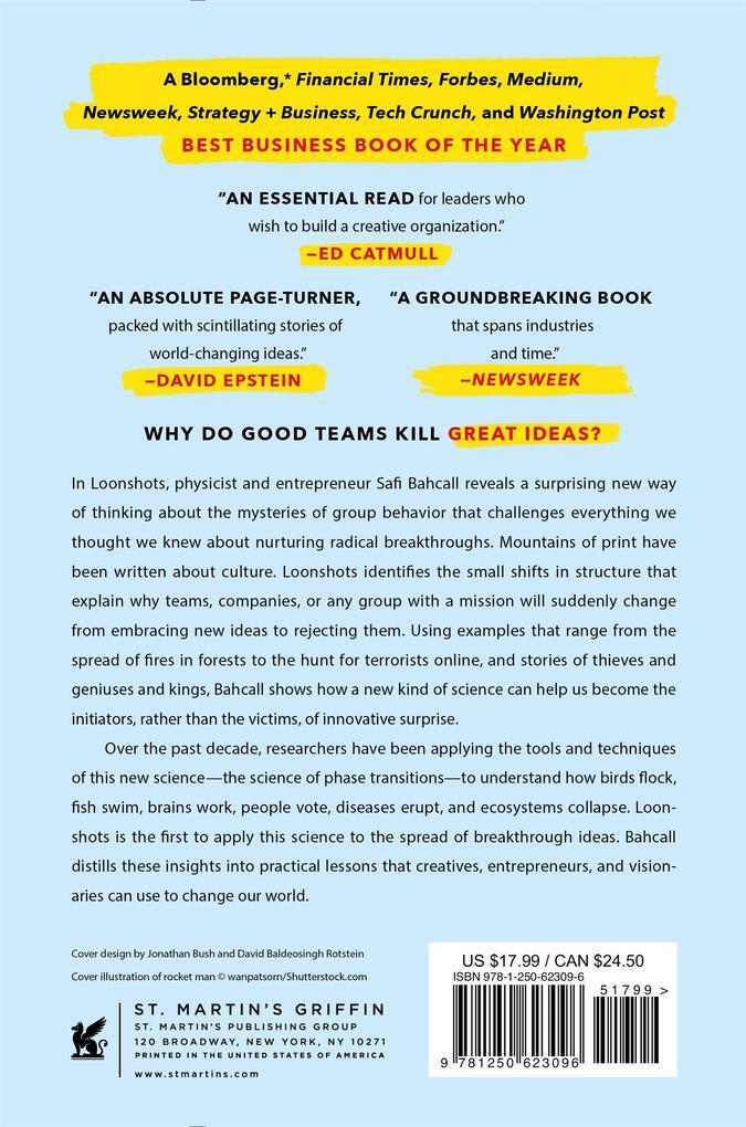 Thumbnail - Loonshots | Safi Bahcall | Englisch