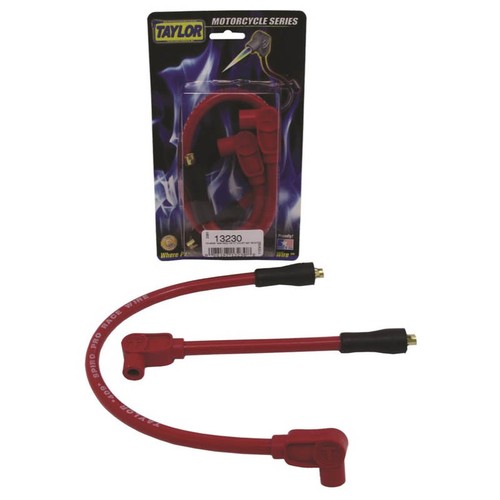 Taylor Spark Plug Wire Set 13230; 409 Pro Race 10.4mm Red for Harley