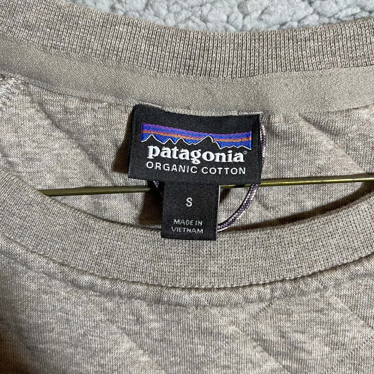 Patagonia Women's Organic Cotton Quilt Crew Sweater Sweatshirt