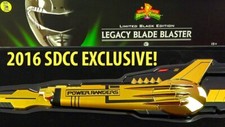 Power Rangers - Legacy Blade Blaster - SDCC 2016 EXCLUSIVE - Bandai Black Gold