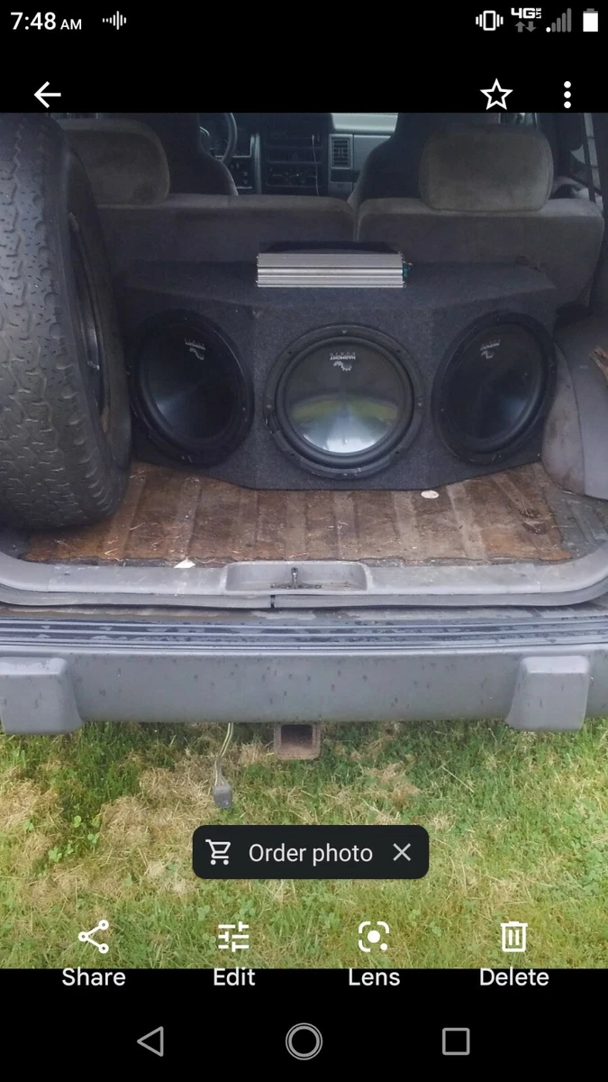3 12 inch subwoofer box harmony woofers eBay