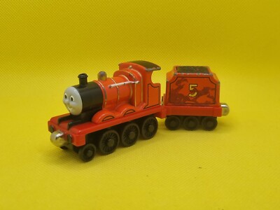 Thomas & seine Freunde James und Tender #5 Zug Druckguss 2002 Lernkurve, Gullane