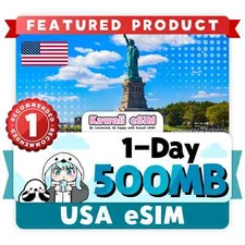 USA eSIM  1-Day Plan | Instant Activation | Trial Price for Travelers