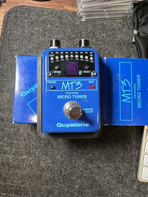Guyatone MT3 Micro Chromatic Tuner Guitar Pedal Rare from Japan w