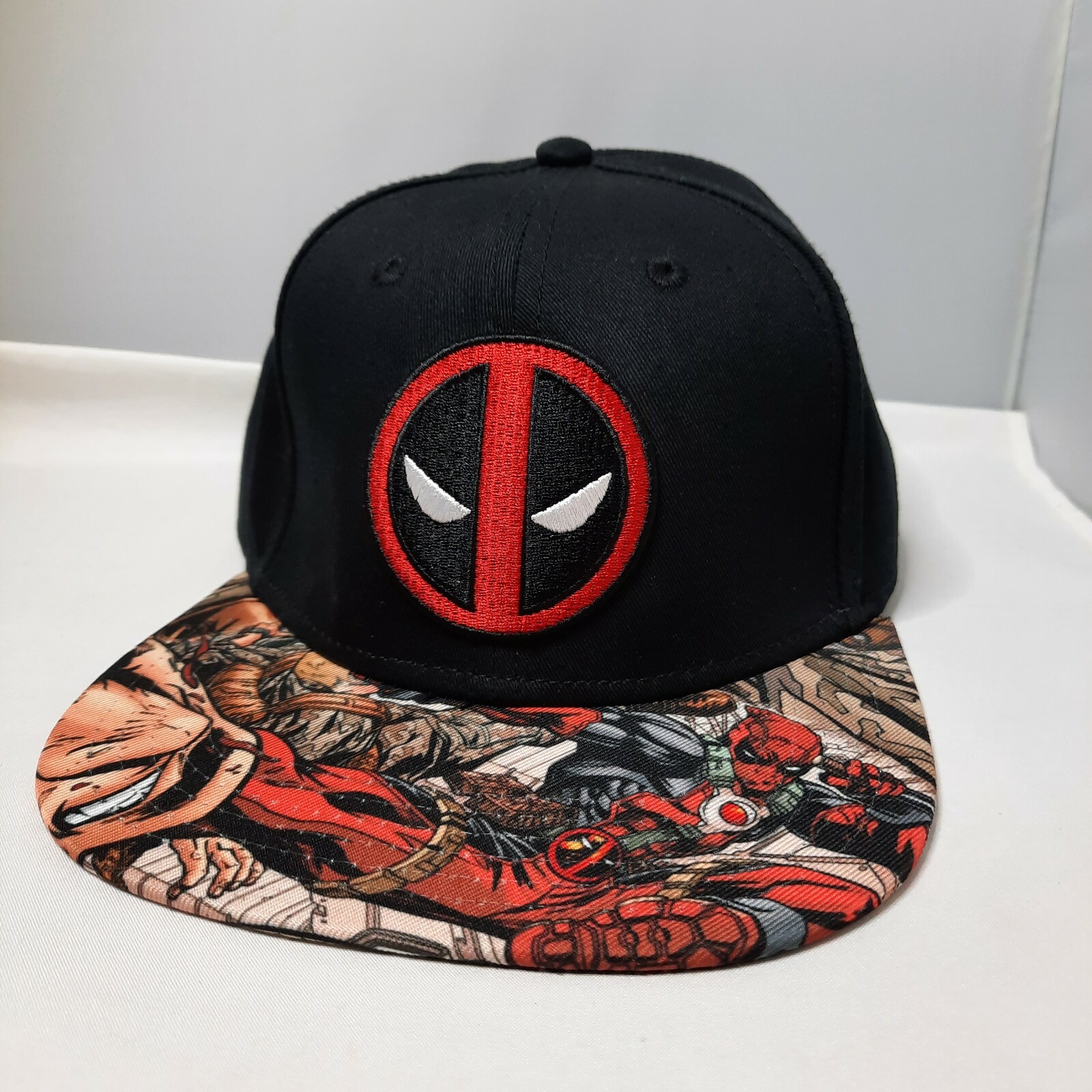 Marvel Comics Deadpool Snapback Ball Cap Truckers… - image 8