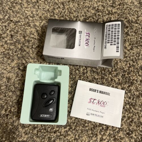 Sun Telecom ST800 Numeric Display Pager Beeper w/ Belt Clip - Picture 4 of 7