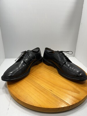 Allen Edmonds Hillcrest Black Leather Derby Dress Shoes  display picture 1