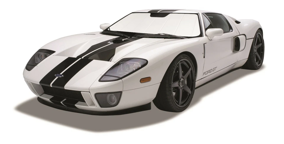 Premier CoverCraft折叠遮阳适用于庞蒂亚克汽车挡风玻璃隔热罩  — 第 3/4 张图片