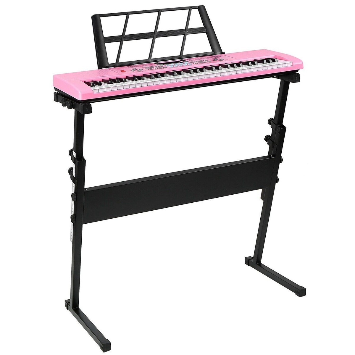 61-Key Digital Music Piano Keyboard with Stand Electronic