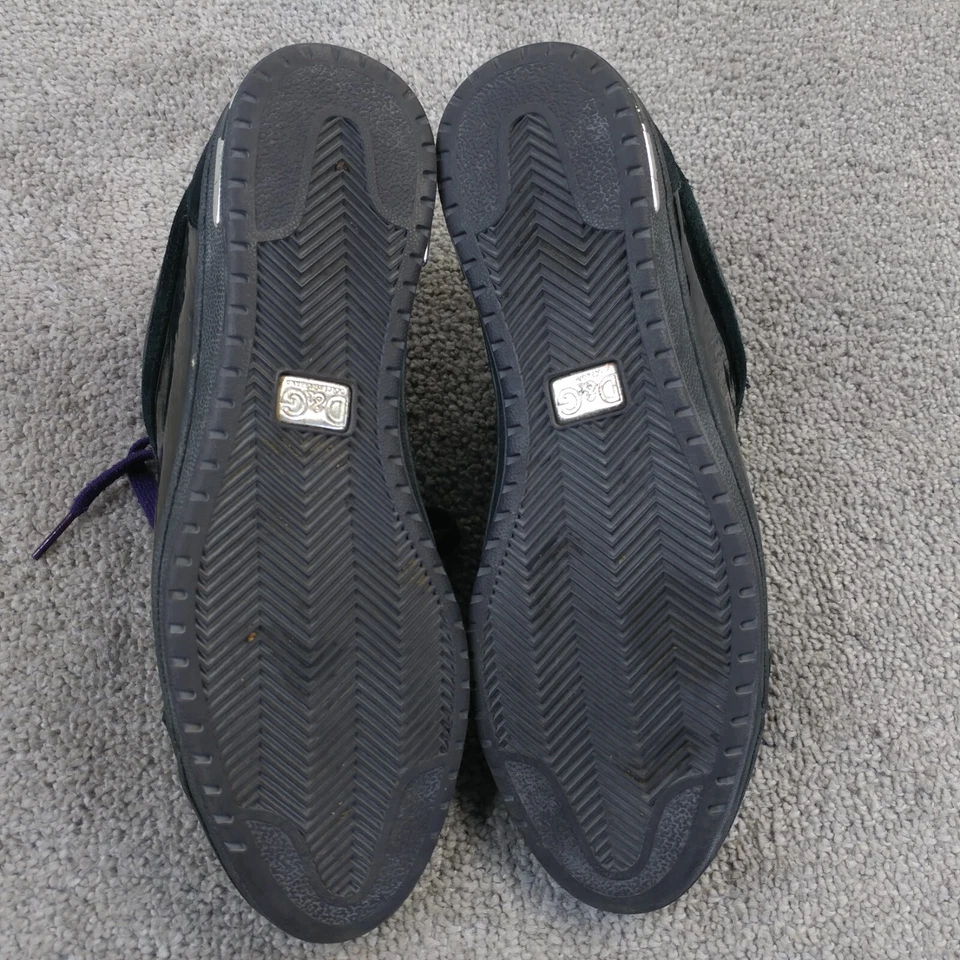 Dolce & Gabbana D&G Mouse Zapatos Mujer 39.5 UE Tenis Charol Negro Foto 2 de 4