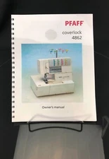 PFAFF CoverLock 4862 Sewing Instructions User Guide Manual COLOR COPY