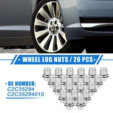 20 Pcs M12 x 1.5 Wheel Lug Nuts for Jaguar XF XJ XJR No.C2C35294/C2C35294010