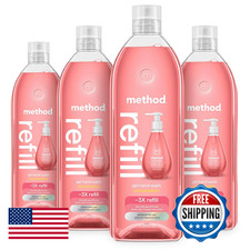 Method Gel Hand Wash Refill Pink Grapefruit 34oz Packaging Varies