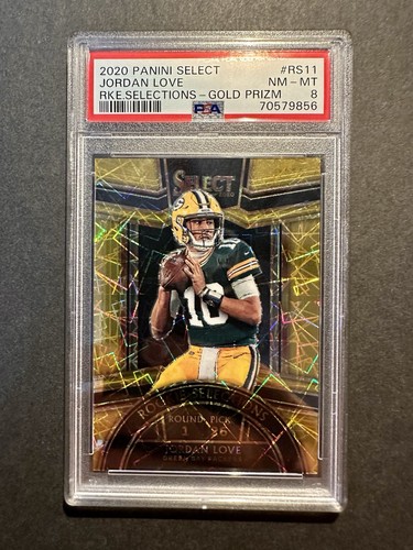 Jordan Love [Gold Prizm] 2020 Panini Select Rookie Selections card