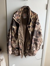 Vintage Columbia Duck Camo Hunting Jacket Gorpcore Goretex XL Made In USA