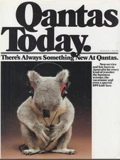 QANTAS TODAY 5 1983 Kiddie Fares; Mount Cook affiliation +