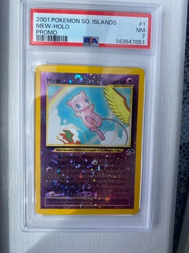 2001 Southern Islands Mew (1/18) Promo - PSA 7