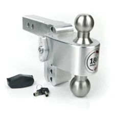 Weigh Safe LTB4-2 180° Hitch Aluminum SS | 4″ Drop for 2″ Receiver