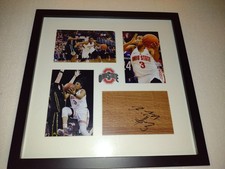 Kelsey Mitchell Signed Floor-piece Ohio State Basketball COA autograph signature