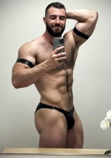 Man Photo Men Interest Beefcake Male Photo Muscle Man Photo 5 x7  Cris 54 -  179