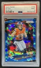 2025 Panini Prizm Bo Nix Blue Ice #/99 Broncos PSA 9