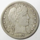 1907-O Barber Quarter - #11306-4