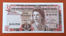 GIBRALTAR  1979  ONE POUND  P.20b  UNC