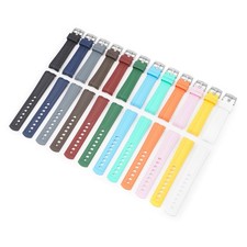 Soft Comfortable Wear Strap For Omega Swatch Planet Curved Mouth 20mm