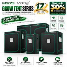 Mars Hydro Indoor Grow Tent 1680D Oxford Viewing Window Grow Box With Floor Tray