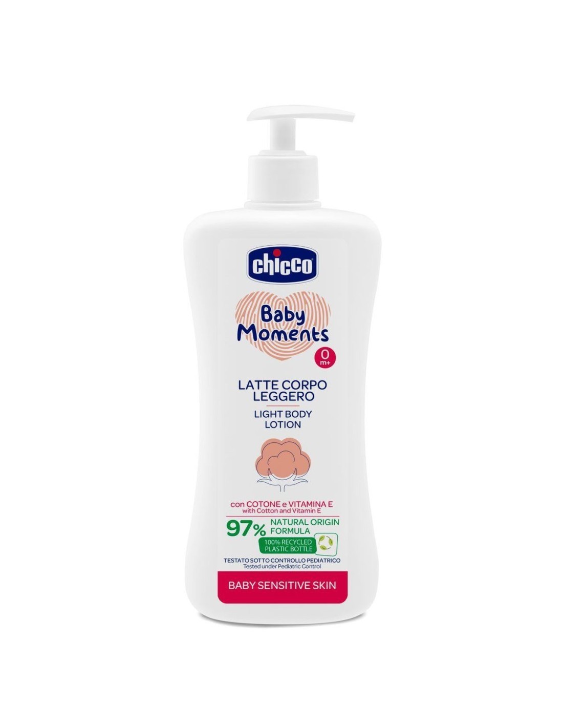 Chicco Baby Moments Latte Corpo Leggero 500ml