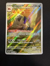 Pokémon TCG: Mabosstiff #218/198 Scarlet & Violet Base Set Illustration Rare