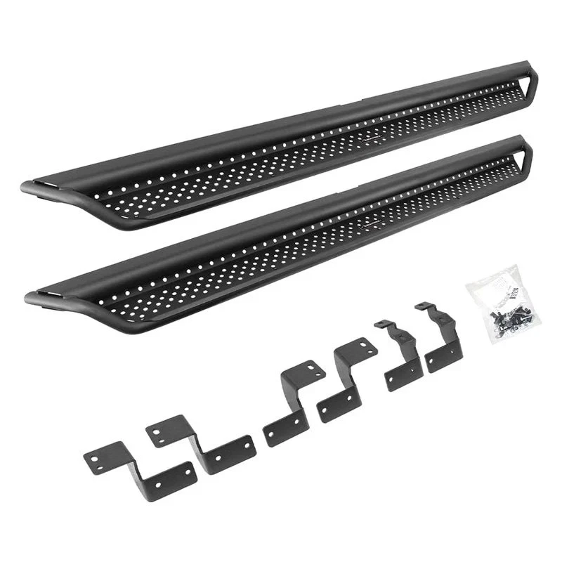 For Nissan Frontier 2005-2025 Go Rhino D14346T Dominator D1 Black Running Boards — 第 2/4 张图片