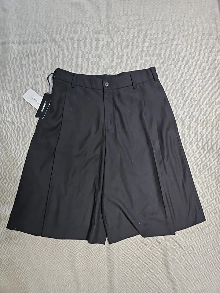 Diesel S-IZZY Women's Stylish Elegant Bermuda Shorts/Skir Black Size S/27  New